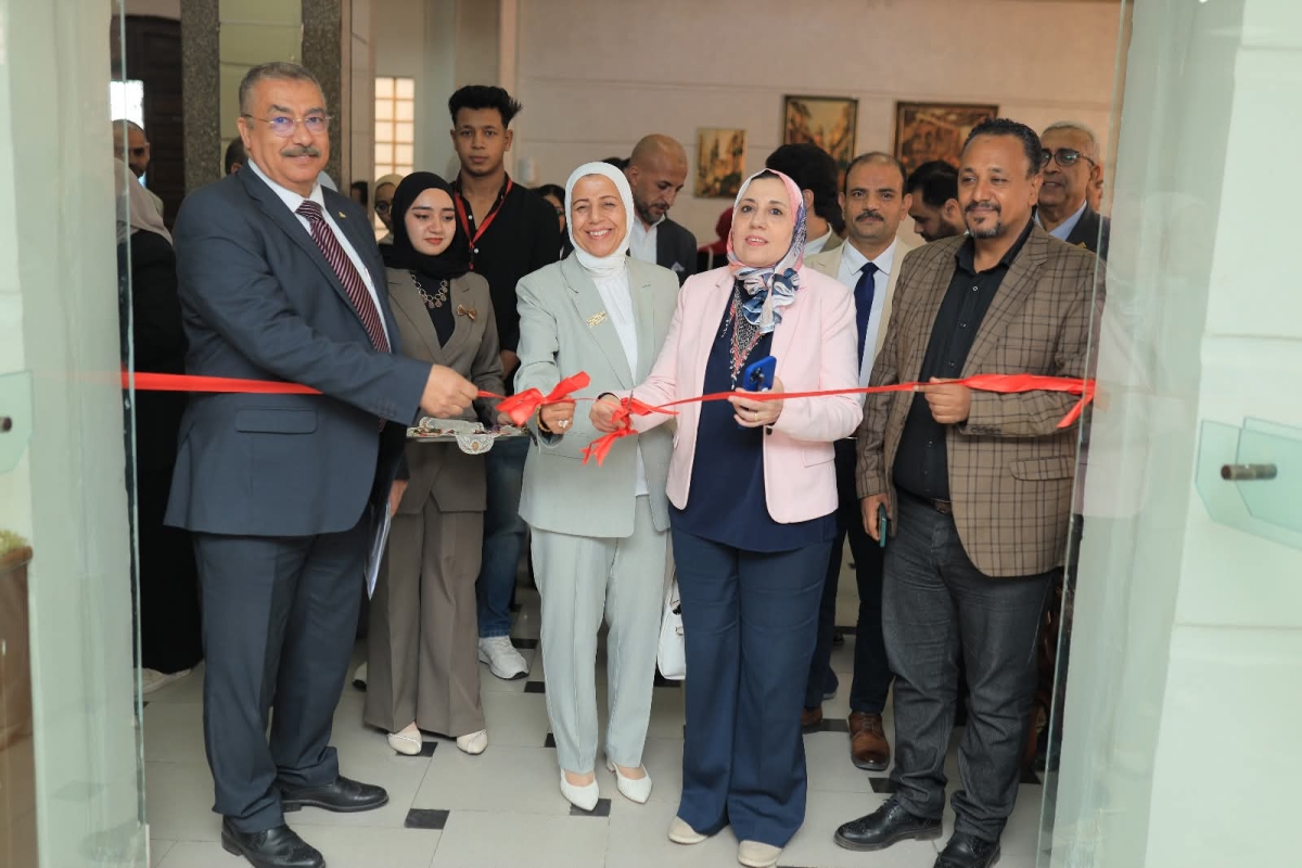 افتتاح فعاليات المؤتمر الطلابي السنوي الخامس فى العلوم الانسانية بجامعة بنها