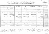 جدول امتحانات الفرقة الرابعة صباحى