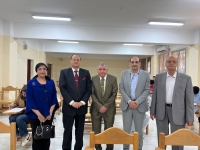 كلية الآداب جامعة بنها تستقبل لجنة المجلس الأعلى للجامعات استعدادا لتطبيق نظام الساعات المعتمدة في الدراسات العليا.