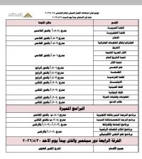 إعلان مهم | أماكن لجان امتحانات الفصل الصيفي ودور سبتمبر 2025/2026